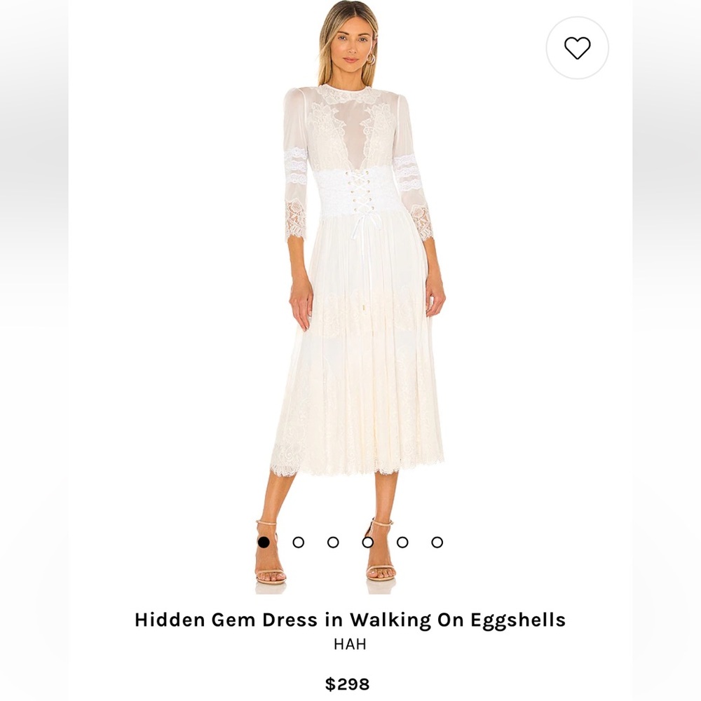 New and never worn boho white dress perfect for an event or night out.